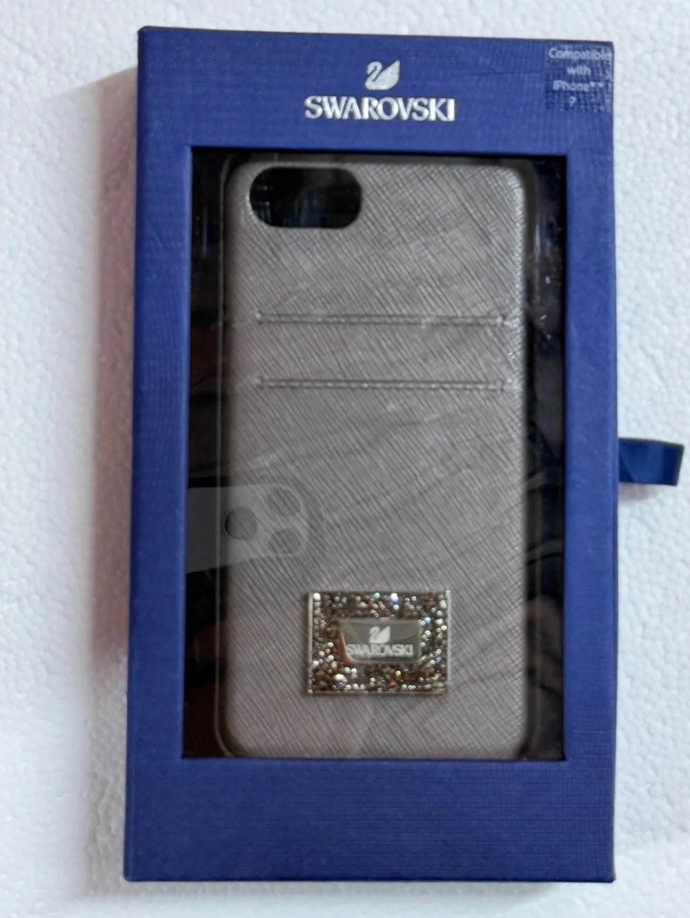Swarovski Crystal Embellished iPhone 7 Case with Card Slots